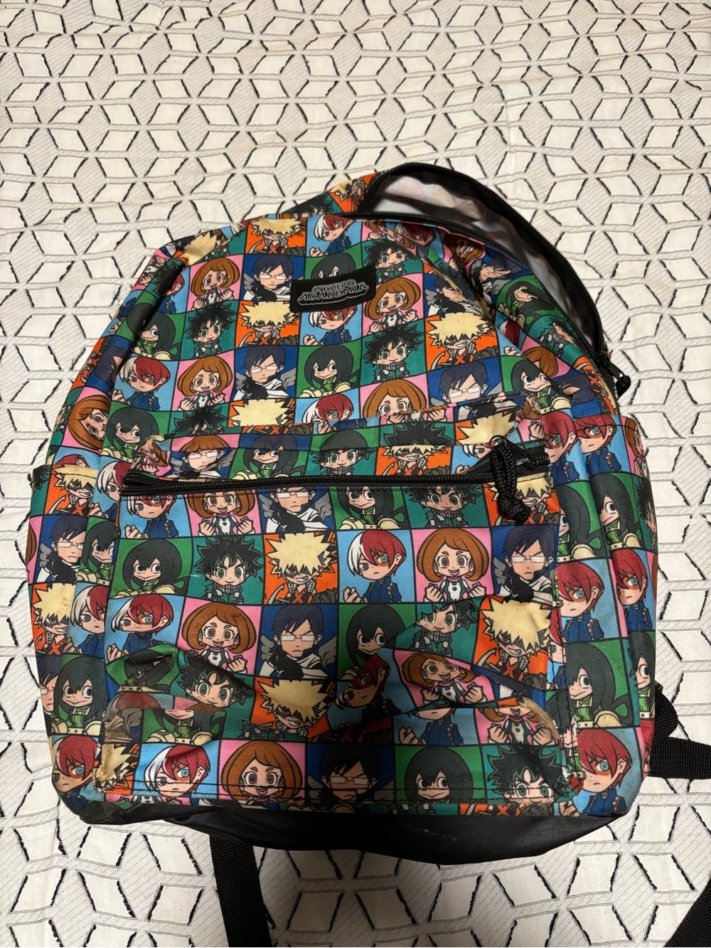 MHA chibi backpack